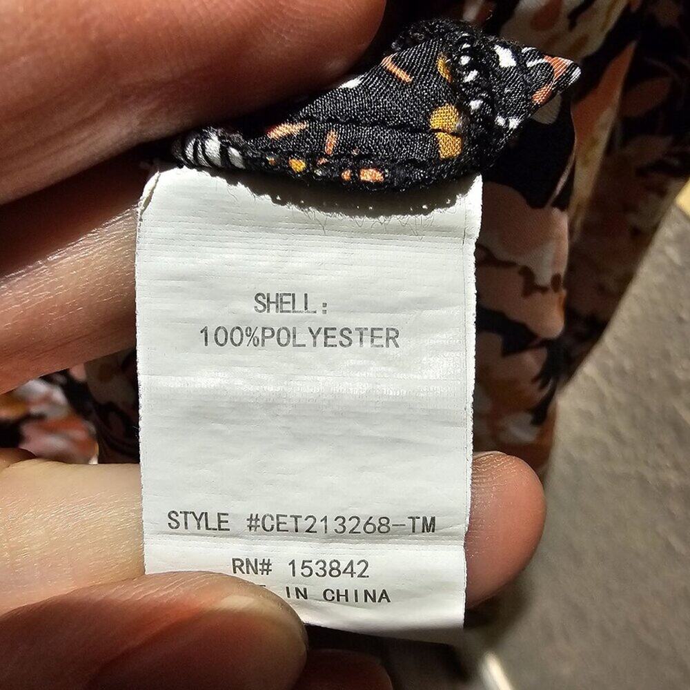 Melloday M Tiered Floral Boho Mini Dress Garden Western Baby Doll Romantic Retro - Picture 3 of 7